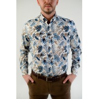 Сорочка чоловіча Приталена HS0043 - M