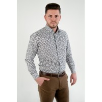 Сорочка чоловіча Приталена HS0048 - M