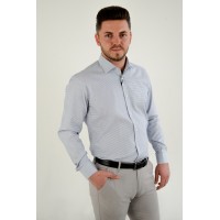 Сорочка чоловіча Приталена HS0079 - M